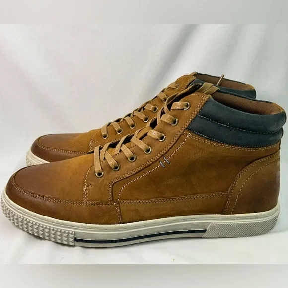 Kenneth Cole Reaction Men Desert Sun Desert Brown Leather 10.5 Medium‎ Used 2025 Kenneth Cole Reaction Men Desert Sun Desert Brown Leather  main image 2